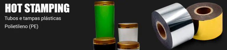 hot stamping tubos e tampas plásticas polietileno (PE)